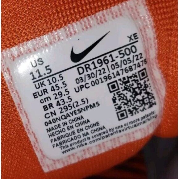 NIKE AIR PEGASUS 39 CLEMSON UNIVERSITY PURPLE MEN\'S Sizes 9.5 & 11.5 NEW main image 8